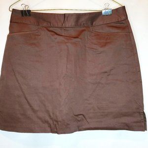 Lady Hagen Brown Golf Skort
